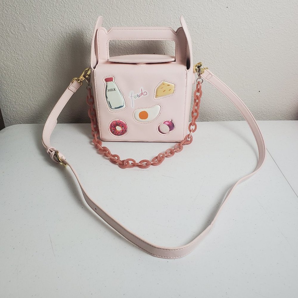 Aza Fashion Food Purse Handbag Box Belt Chain Strap Novelty Bag